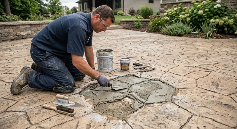 Decorative Concrete Repair in Rockville, MD